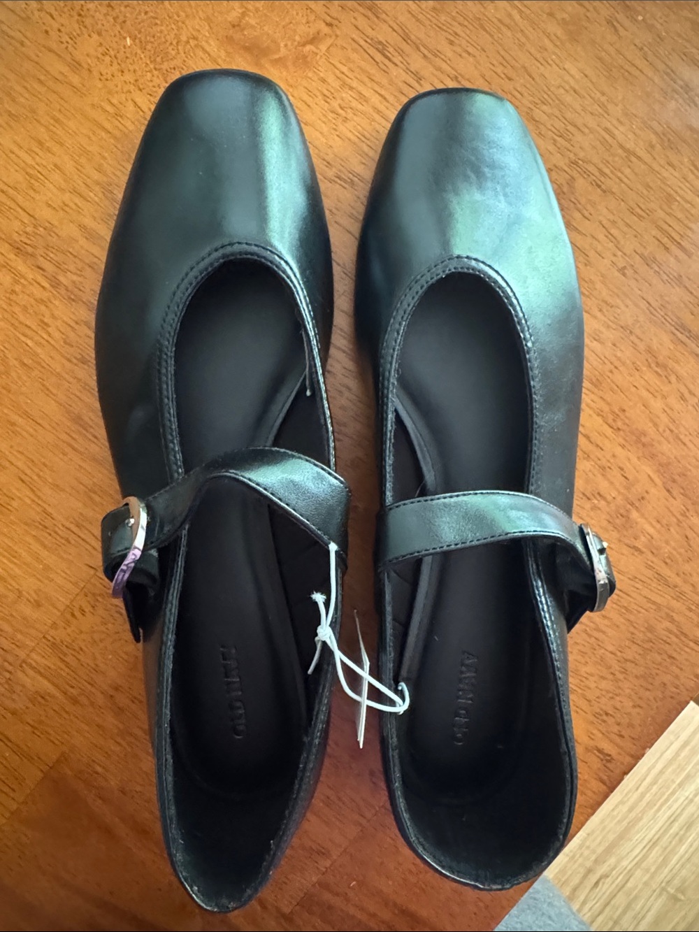 Old Navy Black Mary Jane Strap Flats